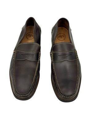 Peter Millar Crown Men's Handsewn Leather Penny Loafers